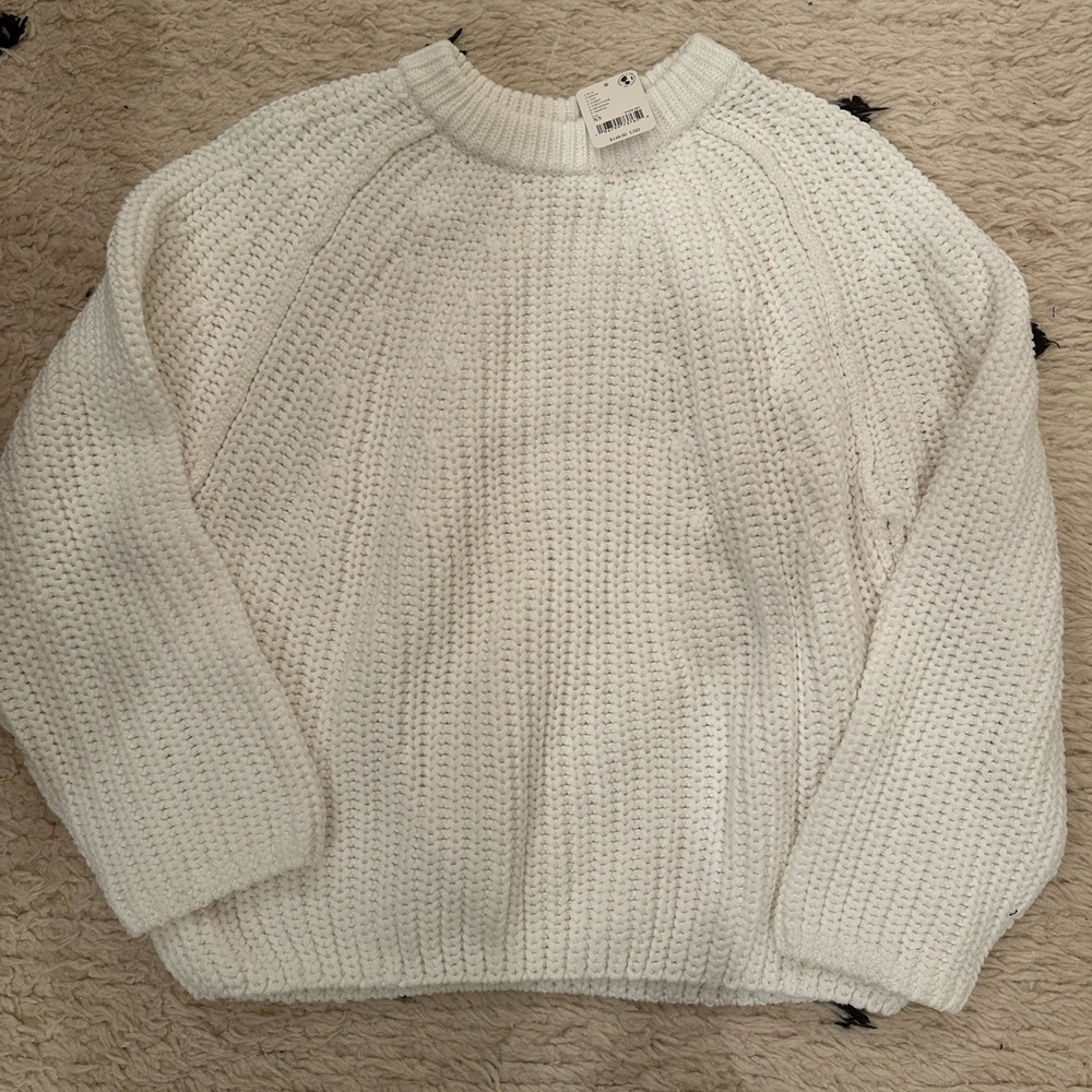 Free People Cozy White Sweater